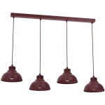 Lampa wisząca Sven burgundy 4xE27 /  8885