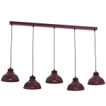 Lampa wisząca Sven burgundy 5xE27 /  8886