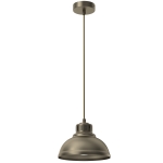 Lampa wisząca SVEN  titanium gold dia 210 mm 1xE27 / 8934