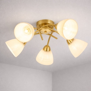 Lampa sufitowa CLARA GOLD 5xE27