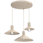 Lampa wisząca Nox beige 3xE27 / 9331