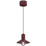 Lampa wisząca Nox burgundy 1xE27 /  9456