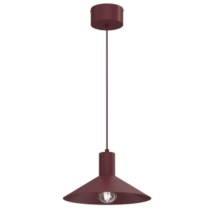 Lampa wisząca Nox burgundy 1xE27 /  9457