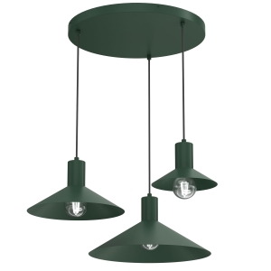 Lampa wisząca Nox green 3xE27 / 9540