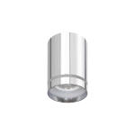 Tuba lampa sufitowa chromowy 1x15W GU10 7/11 z ringiem akrylowym
