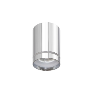 Tuba lampa sufitowa chromowy 1x15W GU10 7/11 z ringiem akrylowym