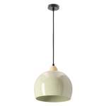Monroe lampa wisząca 1x60W E27 klosz oliwkowy