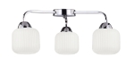 CROMADO lampa sufitowa chromowy 3x60W E27 klosz biały