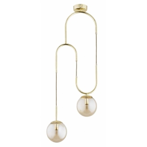 LAMPA WISZĄCA VENON PRO ZŁOTA  2xE14 /  62664