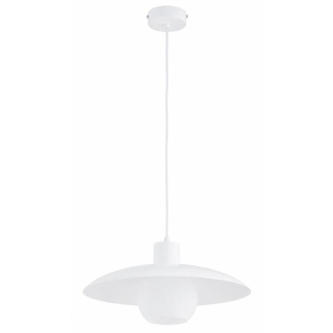 LAMPA WISZĄCA SPINER BIAŁA 1xE27 /  61666