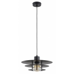 LAMPA WISZĄCA ALFA ELEN CZARNA 1xE27 /  61670