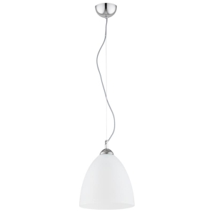 LAMPA WISZĄCA ALFA PRENO SREBRNA & BIAŁA 1xE27 /  61667