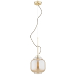 LAMPA WISZĄCA ALFA LEXA ZŁOTA 1xE27 /  61579