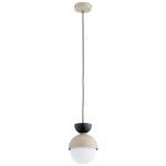 LAMPA WISZĄCA ALFA SATORI BEŻOWA & ZŁOTA 1xE14 / 61647