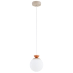 LAMPA WISZĄCA ALFA HITOMI BEŻOWA 1xE14 / 61643