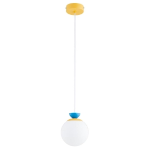 LAMPA WISZĄCA ALFA HITOMI ŻÓŁTA & NIEBIESKA 1xE14 / 61642