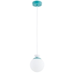 LAMPA WISZĄCA ALFA HITOMI MIĘTOWA 1xE14 / 61641