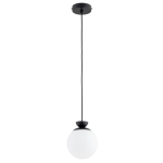 LAMPA WISZĄCA ALFA HITOMI CZARNA & BIAŁA 1xE14 / 61640