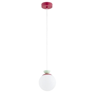 LAMPA WISZĄCA ALFA HITOMI BORDOWA & ZIELONA 1xE14 / 61639