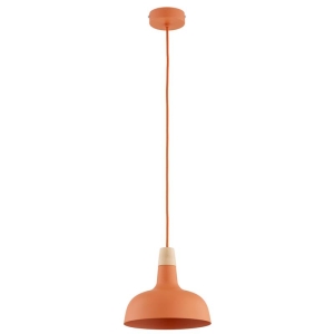 LAMPA WISZĄCA ALFA RODOS POMARAŃCZOWA 1xE27 / 61628