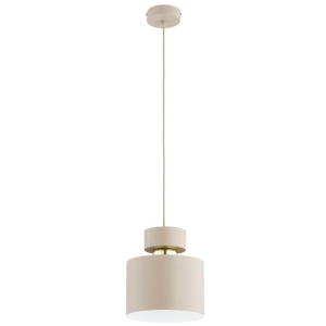 LAMPA WISZĄCA ALFA ASLI BEŻOWA & ZŁOTA 1xE27 / 61636