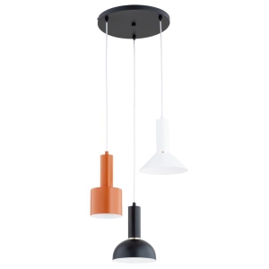 LAMPA WISZĄCA ALFA VANTI WIELOKOLOROWA 3xE27 / 62644