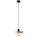 LAMPA WISZĄCA ALFA SAVANA CZARNA & ZŁOTA 1xE27 / 61625