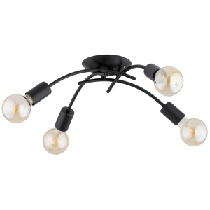 LAMPA SUFITOWA ALFA TORIZO CZARNA 4xE27 / 63424