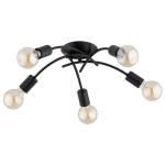 LAMPA SUFITOWA ALFA TORIZO CZARNA 5xE27 / 63426