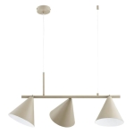 LAMPA WISZĄCA ALFA ZELTA MAXI BEŻOWA 4xE27 / 62628