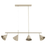 LAMPA WISZĄCA ALFA ZELTA BEŻOWA 4xE27 / 63419