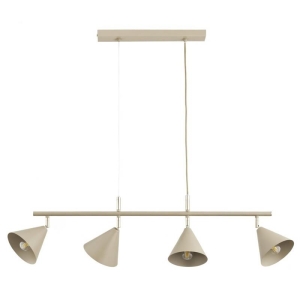 LAMPA WISZĄCA ALFA ZELTA BEŻOWA 4xE27 / 63419