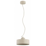LAMPA WISZĄCA ALFA SELIA BEŻOWA 1xE27 / 61622