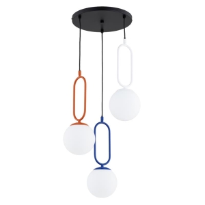 LAMPA WISZĄCA ALFA VAVIL WIELOKOLOROWA 3xE14 /  62617