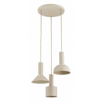 LAMPA WISZĄCA ALFA VANTI BEŻOWA 3xE27 /  62615