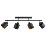LAMPA SUFITOWA ALFA ZORENA CZARNA  4xE27 / 63418.40