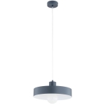 LAMPA WISZĄCA ALFA NEVERA GRAFITOWA 1xE27  /  61608