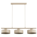 LAMPA WISZĄCA ALFA SELIA BEŻOWA 3xE27  / 62621