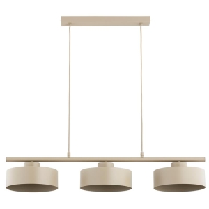 LAMPA WISZĄCA ALFA SELIA BEŻOWA 3xE27  / 62621