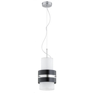 LAMPA WISZĄCA ALFA TRI-STAR BIAŁA CZARNA SREBRNA 1xE27  / 61572