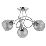 LAMPA SUFITOWA ALFA HOSSA SREBRNA 3xE27 /  62609