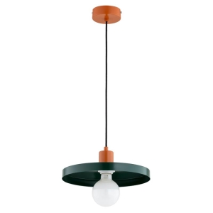 LAMPA WISZĄCA ALFA LITO ZIELONA & CEGLASTA 1xE27 / 61536