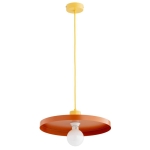 LAMPA WISZĄCA ALFA ETERI POMARAŃCZOWA & ŻÓŁTA 1xE27 / 61534