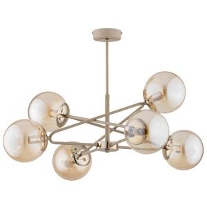 LAMPA SUFITOWA ALFA SAGITO MIX BEŻOWA 6xE14 / 63405