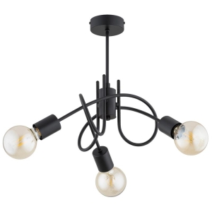 LAMPA SUFITOWA ALFA MIKA CZARNA 3xE27 /  62600