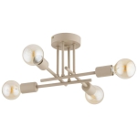 LAMPA SUFITOWA ALFA DAKAR PRO BEŻOWA 4xE27 /  63401