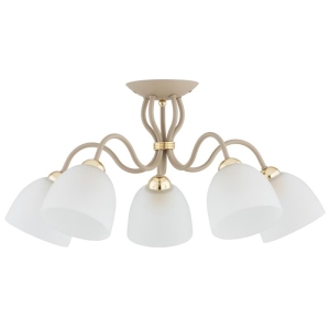 LAMPA SUFITOWA ALFA ARIEL BEŻOWA 5xE27 / 63404