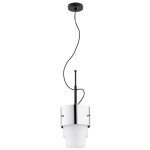 LAMPA WISZĄCA ALFA TRISTAR CZARNA & CHROM 1XE27 / 61525