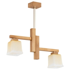 LAMPA SUFITOWA ALFA DILARA DREWNIANA 2XE14 / 62592