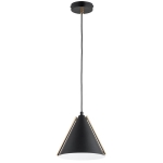 LAMPA WISZĄCA ALFA FALKO CZARNA 1xE27 / 61509